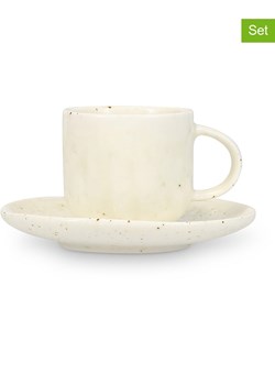Salt and Pepper Filiżanki (4 szt.) "Studio Urban" w kolorze kremowym do mokki - 90 ml ze sklepu Limango Polska w kategorii Dzbanki i zaparzacze - zdjęcie 188973607