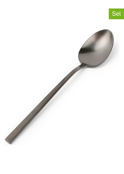 Salt and Pepper Łyżeczki deserowe (6 szt.) "Terno" w kolorze czarnym - wys. 22,5 cm ze sklepu Limango Polska w kategorii Sztućce - zdjęcie 188973718