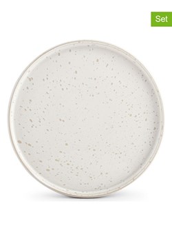 Salt and Pepper Talerze obiadowe (4 szt.) "Curvy" w kolorze kremowym - Ø 26 cm ze sklepu Limango Polska w kategorii Naczynia - zdjęcie 188973869