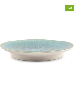 Salt and Pepper Talerze prezentacyjne (4 szt.) "Eclipse" w kolorze turkusowym - Ø 23,5 cm ze sklepu Limango Polska w kategorii Naczynia - zdjęcie 188973898