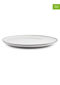 Salt and Pepper Talerze obiadowe (4 szt.) "Fina" w kolorze biało-czarnym - Ø 26 cm ze sklepu Limango Polska w kategorii Naczynia - zdjęcie 188973908