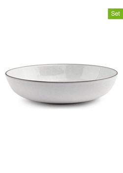 Salt and Pepper Miski (4 szt.) "Fina" w kolorze biało-czarnym do serwowania - wys. 5 x Ø 20 cm ze sklepu Limango Polska w kategorii Naczynia - zdjęcie 188973917