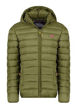 Geographical Norway Kurtka pikowana "Amigolor" w kolorze khaki ze sklepu Limango Polska w kategorii Kurtki męskie - zdjęcie 188975597