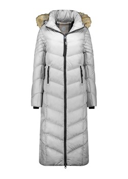 Geographical Norway Płaszcz zimowy "Capucine" w kolorze jasnoszarym ze sklepu Limango Polska w kategorii Kurtki damskie - zdjęcie 188976348