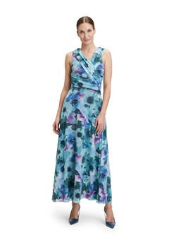 Vera Mont Sukienka w kolorze niebiesko-fioletowo-turkusowym ze sklepu Limango Polska w kategorii Sukienki - zdjęcie 188976979