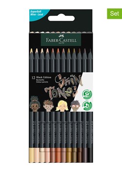 Faber-Castell Kredki (24 szt.) "Black Edition - Skin Tones" ze sklepu Limango Polska w kategorii Akcesoria biurowe - zdjęcie 188979526