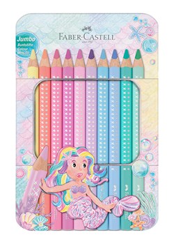 Faber-Castell Kredki jumbo (10 szt.) "Sparkle Pastell" ze sklepu Limango Polska w kategorii Akcesoria biurowe - zdjęcie 188979597
