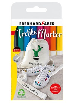 Eberhard Faber Flamastry (8 szt.) do tkanin ze sklepu Limango Polska w kategorii Zabawki - zdjęcie 188979639