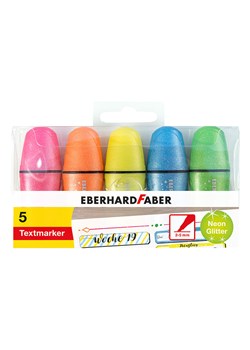 Eberhard Faber Mini-zakreślacze (5 szt.) "Neon Glitter" ze sklepu Limango Polska w kategorii Akcesoria biurowe - zdjęcie 188979655