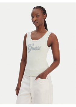 Guess Top W6GP22 K2954 Zielony Regular Fit ze sklepu MODIVO w kategorii Bluzki damskie - zdjęcie 188979707