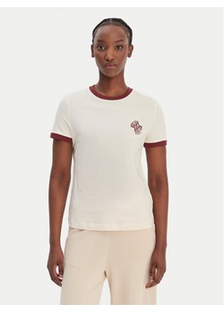 Guess T-Shirt V6GI05 K2966 Écru Regular Fit ze sklepu MODIVO w kategorii Bluzki damskie - zdjęcie 188979728