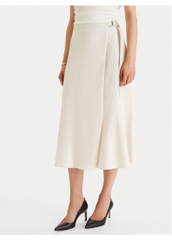 BOSS Spódnica trapezowa Vuleran 1 50557420 Écru Regular Fit ze sklepu MODIVO w kategorii Spódnice - zdjęcie 188979735