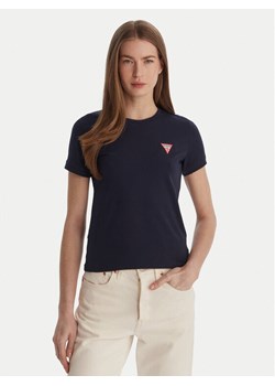 Guess T-Shirt W2YI44 J1314 Granatowy Regular Fit ze sklepu MODIVO w kategorii Bluzki damskie - zdjęcie 188979748