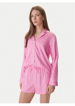LAUREN RALPH LAUREN Piżama ILN12489 Różowy Regular Fit ze sklepu MODIVO w kategorii Piżamy damskie - zdjęcie 188979779