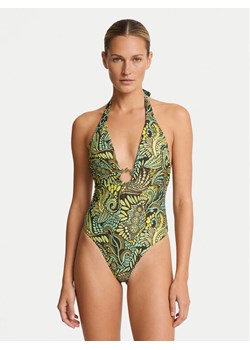 Guess Strój kąpielowy E6GJ39 MC04R Zielony ze sklepu MODIVO w kategorii Stroje kąpielowe - zdjęcie 188979788