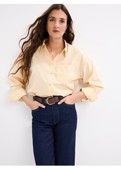 Mohito - Bawełniana masełkowa koszula w paski - żółty ze sklepu Mohito w kategorii Koszule damskie - zdjęcie 188980295