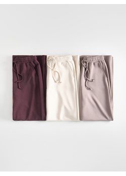 Reserved - Spodnie z szeroką nogawką - brązowy ze sklepu Reserved w kategorii Spodnie damskie - zdjęcie 188980447