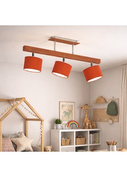 Drewniana 3-punktowa lampa sufitowa na belce HOLLYWOOD ze sklepu Lysne w kategorii Lampy wiszące - zdjęcie 188980588