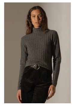 Perfect Cashmere Kaszmirowy sweter "Craigton" w kolorze antracytowym ze sklepu Limango Polska w kategorii Swetry damskie - zdjęcie 188981048