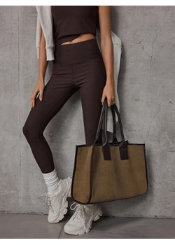 Mohito - Sportowe legginsy - brązowy ze sklepu Mohito w kategorii Spodnie damskie - zdjęcie 188981316