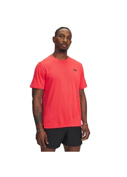 Męska koszulka treningowa Under Armour UA Tech Vent Jacquard - czerwony ze sklepu Sportstylestory.com w kategorii T-shirty męskie - zdjęcie 188981929