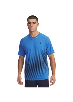 Męska koszulka treningowa Under Armour UA Tech Fade SS - niebieska ze sklepu Sportstylestory.com w kategorii T-shirty męskie - zdjęcie 188981936