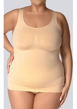 Wyszczuplająca koszulka damska plus size jasnobeżowa Smoothwear, Kolor jasny beż (champagne pearl), Rozmiar 6/7, Mona Queen Size ze sklepu Primodo w kategorii Bielizna wyszczuplająca - zdjęcie 188982008