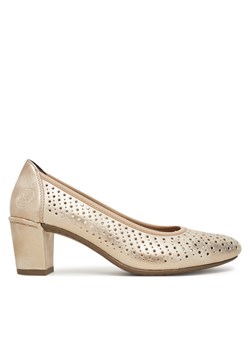 Czółenka Rieker CEO-41057-60 Złoty ze sklepu eobuwie.pl w kategorii Czółenka - zdjęcie 188984455