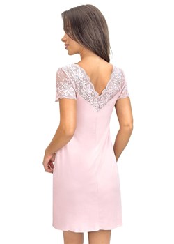 Koszula nocna damska z koronką pudrowy róż Sonia, Kolor róż pudrowy, Rozmiar S, Donna ze sklepu Primodo w kategorii Koszule nocne - zdjęcie 188985077