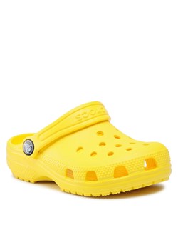 Klapki Crocs Classic Clog K 206991 Żółty ze sklepu eobuwie.pl w kategorii Klapki dziecięce - zdjęcie 188985189