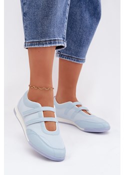 Damskie Baleriny W Sportowym Stylu Niebieskie Farvessa ze sklepu ZAZOO w kategorii Balerinki - zdjęcie 188985339