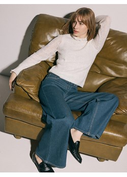 Reserved - Sweter z dodatkiem wełny - złamana biel ze sklepu Reserved w kategorii Swetry damskie - zdjęcie 188986237