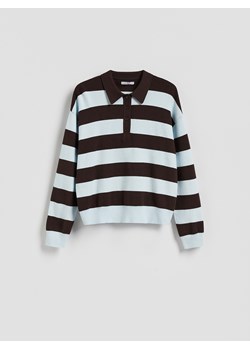 Reserved - Sweter w paski - jasnoniebieski ze sklepu Reserved w kategorii Swetry damskie - zdjęcie 188986448