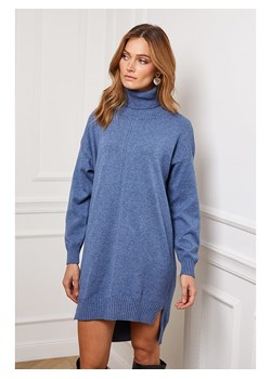 So Cachemire Sukienka dzianinowa "Abufera" w kolorze niebieskim ze sklepu Limango Polska w kategorii Sukienki - zdjęcie 188986907