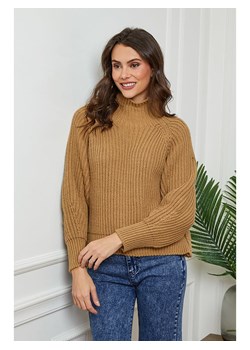 Joséfine Wełniany sweter "Baby" w kolorze karmelowym ze sklepu Limango Polska w kategorii Swetry damskie - zdjęcie 188986927