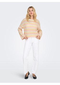 ONLY Sweter w kolorze beżowo-żółto-jasnoróżowym ze sklepu Limango Polska w kategorii Swetry damskie - zdjęcie 188988097