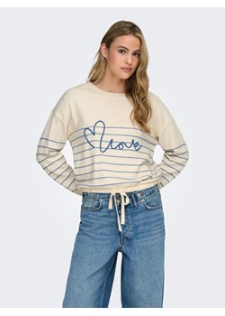ONLY Sweter w kolorze beżowo-błękitnym ze sklepu Limango Polska w kategorii Swetry damskie - zdjęcie 188988225