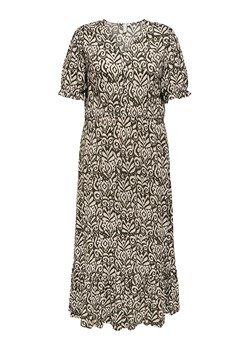 ONLY Sukienka w kolorze brązowo-kremowym ze sklepu Limango Polska w kategorii Sukienki - zdjęcie 188988855