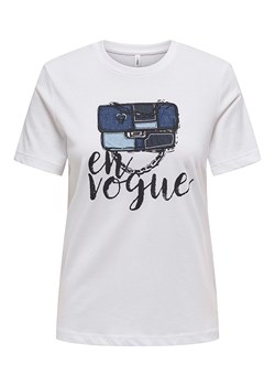 ONLY Koszulka w kolorze białym ze sklepu Limango Polska w kategorii Bluzki damskie - zdjęcie 188988956