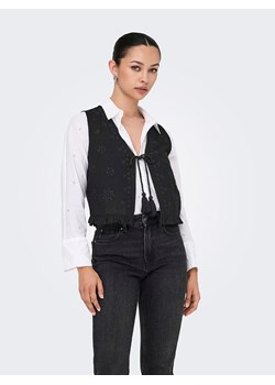 ONLY Top w kolorze czarnym ze sklepu Limango Polska w kategorii Bluzki damskie - zdjęcie 188989335