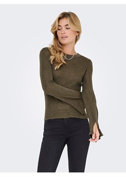 ONLY Koszulka w kolorze brązowym ze sklepu Limango Polska w kategorii Bluzki damskie - zdjęcie 188989678