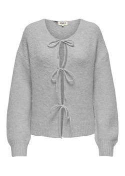 ONLY Kardigan w kolorze jasnoszarym ze sklepu Limango Polska w kategorii Swetry damskie - zdjęcie 188989849