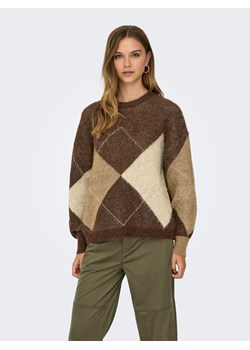 ONLY Sweter w kolorze brązowo-beżowym ze sklepu Limango Polska w kategorii Swetry damskie - zdjęcie 188989909