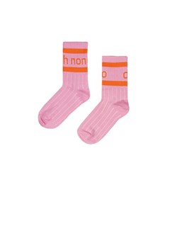 NONO Skarpety "Reno Sporty" w kolorze jasnoróżowo-pomarańczowym ze sklepu Limango Polska w kategorii Skarpetki dziecięce - zdjęcie 188992896