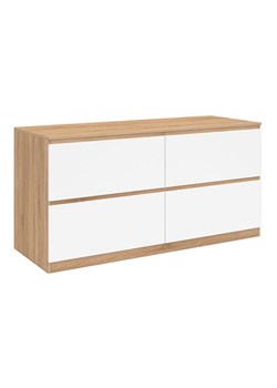 IDOMYA Essentials Szafka "Tom" w kolorze biało-jasnobrązowym pod umywalkę - 120 x 60 x 45 cm ze sklepu Limango Polska w kategorii Szafy - zdjęcie 188993729