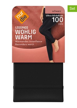 Nur Die Legginsy w kolorze czarnym ze sklepu Limango Polska w kategorii Spodnie damskie - zdjęcie 188996619