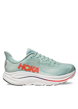 Buty do biegania Hoka Clifton 10 1162030 Zielony ze sklepu eobuwie.pl w kategorii Buty sportowe męskie - zdjęcie 188996629