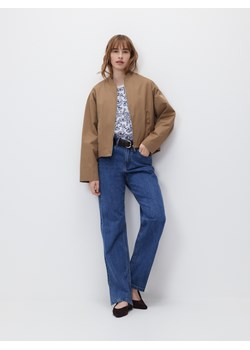 Reserved - Kurtka ze stójką - brązowy ze sklepu Reserved w kategorii Kurtki damskie - zdjęcie 188997249