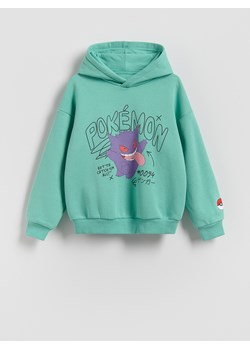 Reserved - Bluza Pokémon - miętowy ze sklepu Reserved w kategorii Bluzy chłopięce - zdjęcie 188997277