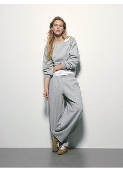 Reserved - Bluza z odkrytymi ramionami - jasnoszary ze sklepu Reserved w kategorii Bluzy damskie - zdjęcie 188997339